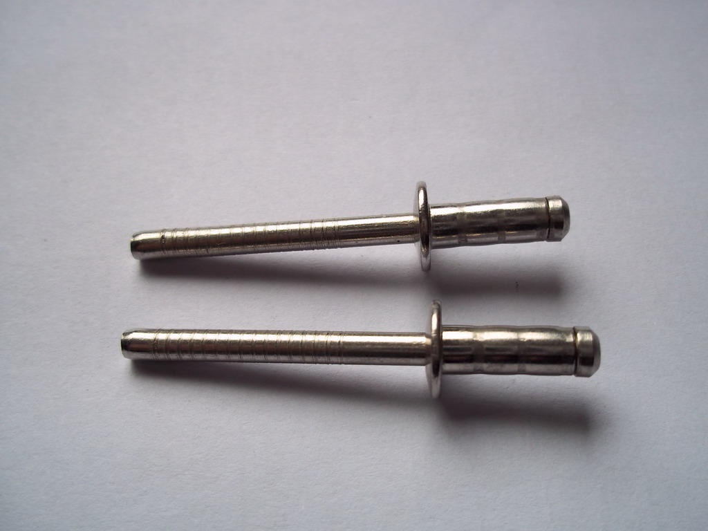 Open mouth round head double drum core pulling rivets, stainless steel ...