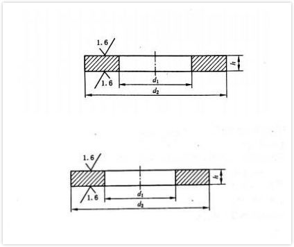 平垫圈 用于自攻螺钉和垫圈组合件