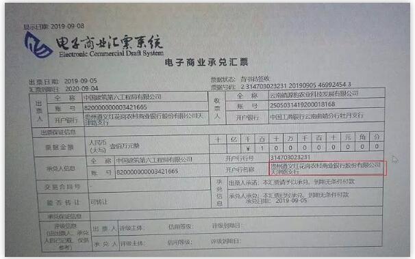 中建六局再现假商票,这4家银行开的不能收!承